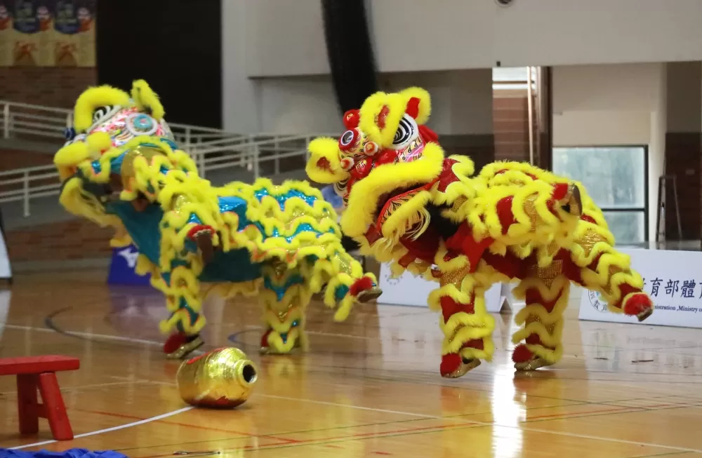 彰化達德商工以“醉獅”在菁英賽拿下國中雙獅男女混合金質獎（臺南大學提供）。