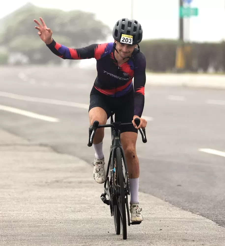 總冠軍保加利亞籍馬丁。中華民國自行車騎士協會提供。