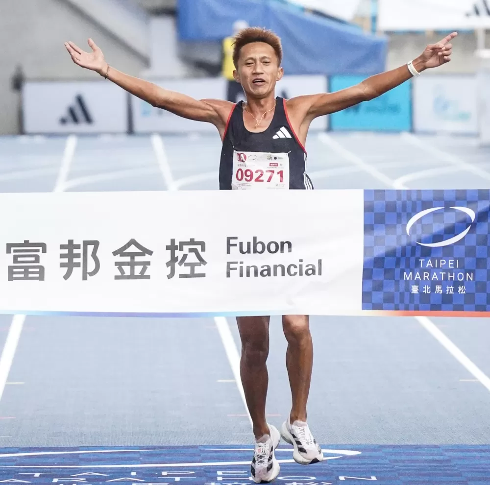 馬拉松男子組國內冠軍蔣介文。