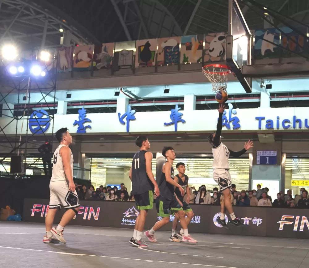 大專3x3錦標賽時隔3年再返臺中火車站舉行決賽。