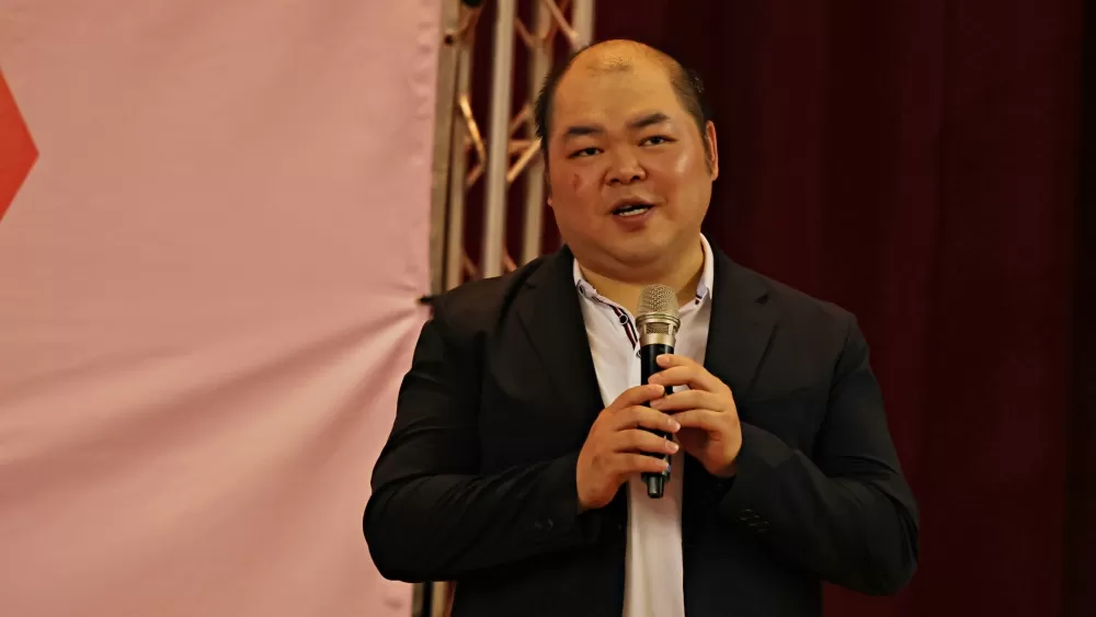 中華民國五人制足協秘書長林政毅期許台灣參與2025女子五人制足球世界盃(大會提供)。