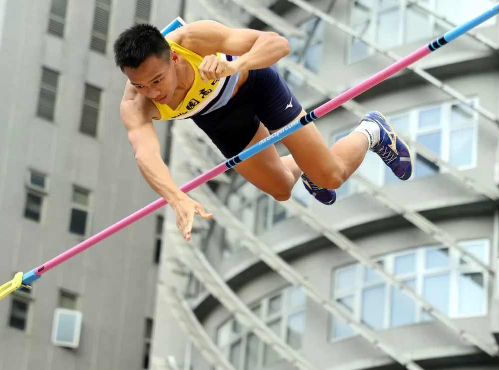 「王子麵」王子謙破大會，劍指U18全國紀錄。林嘉欣／攝影。