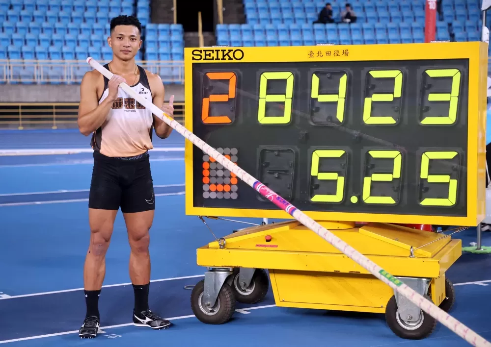 林志成破大會奪金。林嘉欣／攝影。