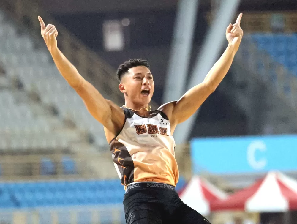 林志成破大會超嗨。林嘉欣/攝影。