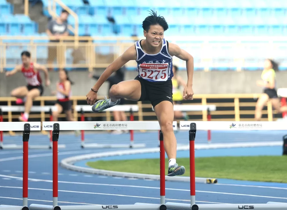 易柏安三度達標亞青力拚創最佳。林嘉欣/攝影。