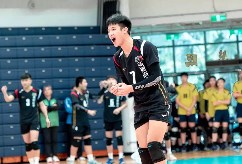 高宇翔得全場最高27分。高中體總提供。下同。