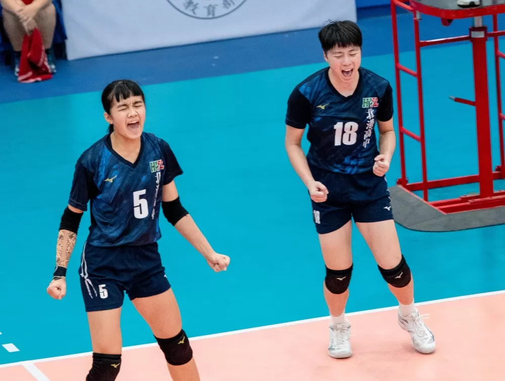 喬玟心(左)得14分、陳妮君(右)19分。