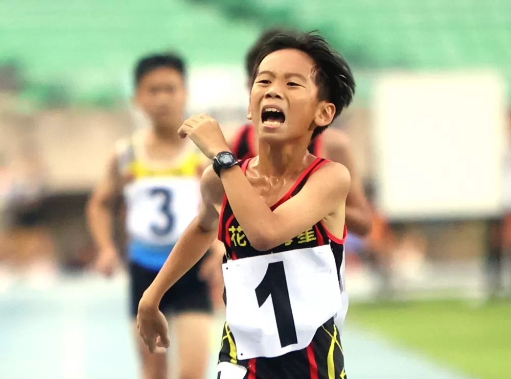 岳子雲奪金破大會。林嘉欣／攝影。