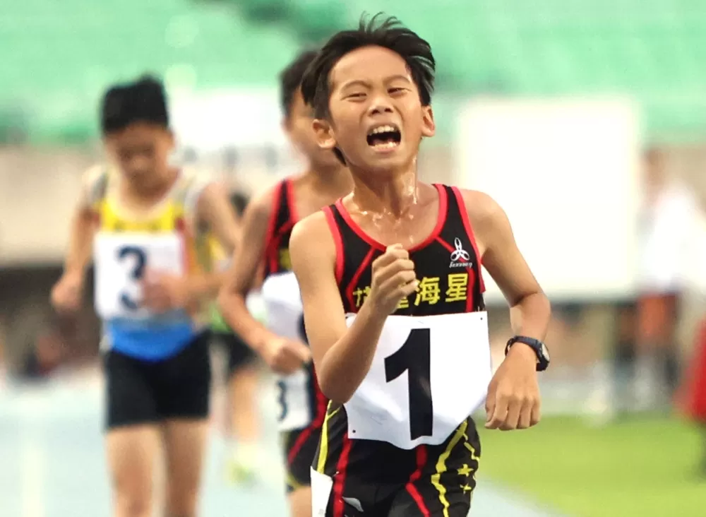 岳子雲奪金破大會卻激動大哭。林嘉欣／攝影。