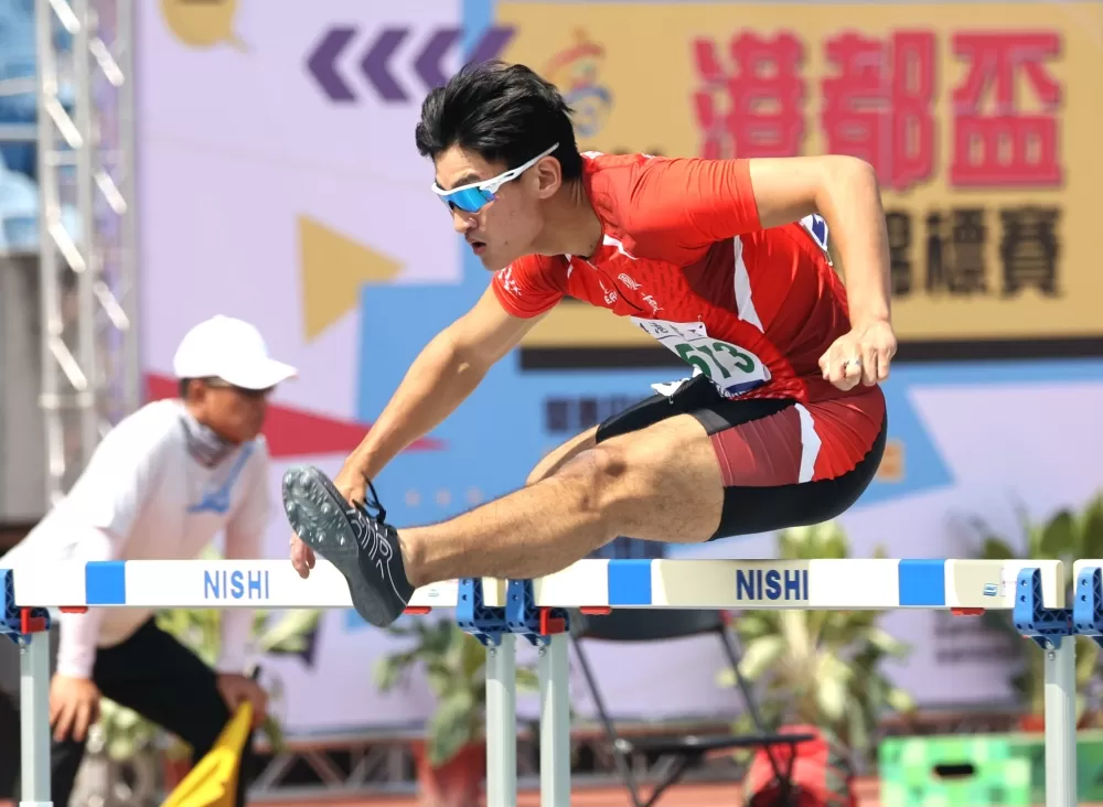 謝元愷破大會。林嘉欣／攝影。