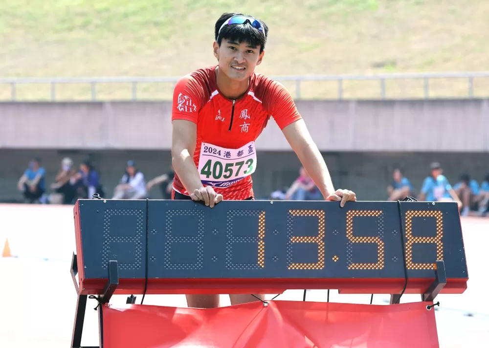 謝元愷破大會。林嘉欣/攝影。