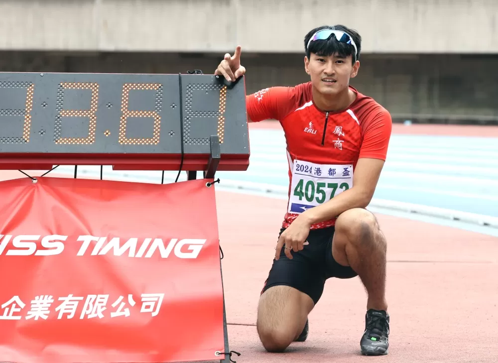 謝元愷破大會但未達標世青。林嘉欣／攝影。