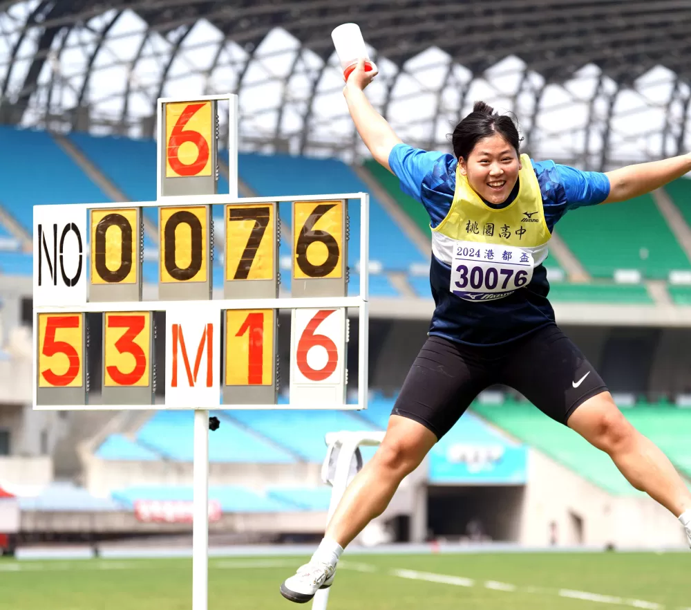 江靜緣在26天兩破U20全國紀錄再達世青。林小馬／提供。