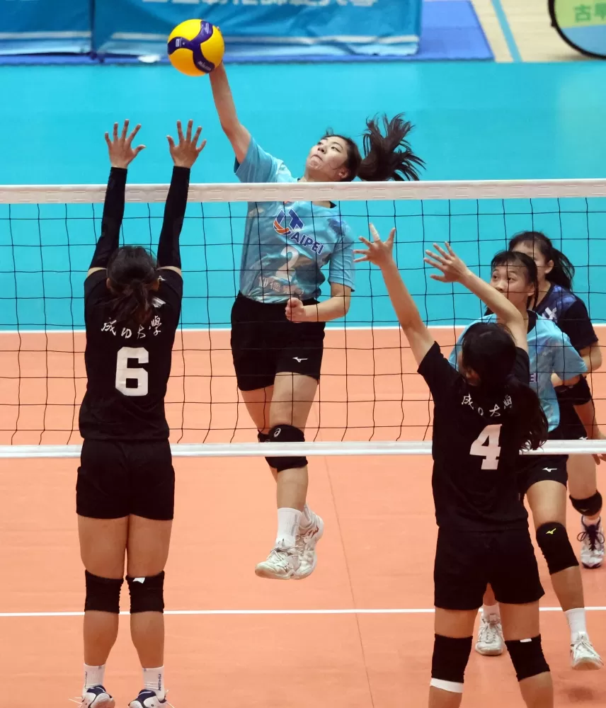 北市大9連勝。林嘉欣／攝影。