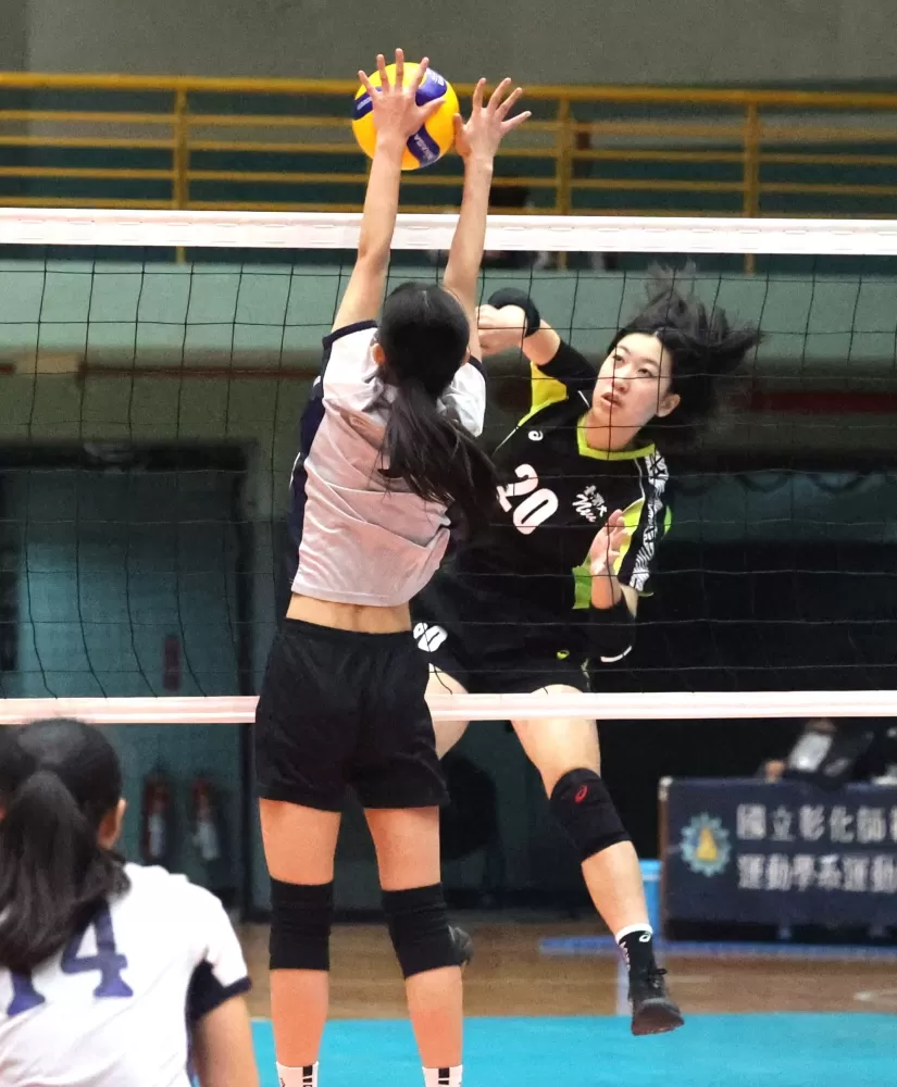 張稦豈得15分率台師大9 連勝。林嘉欣/攝影。