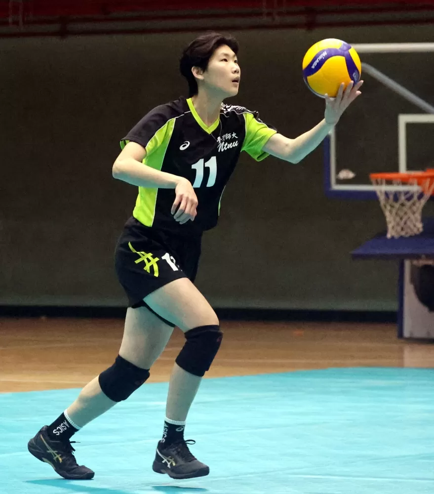 臺師大葉于雯得11分。林嘉欣／攝影。