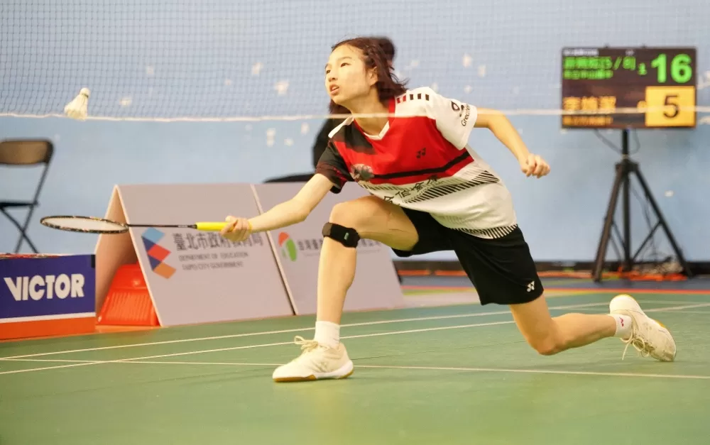 中山國中游婉妘領軍包辦國女單3名會內賽資格（大會提供）。