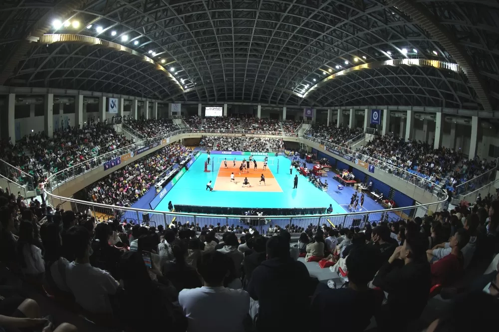 UVL決賽吸引滿場觀眾。林嘉欣／攝影。