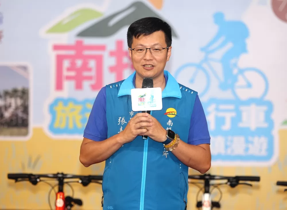 南投市長張嘉哲。林嘉欣/攝影。