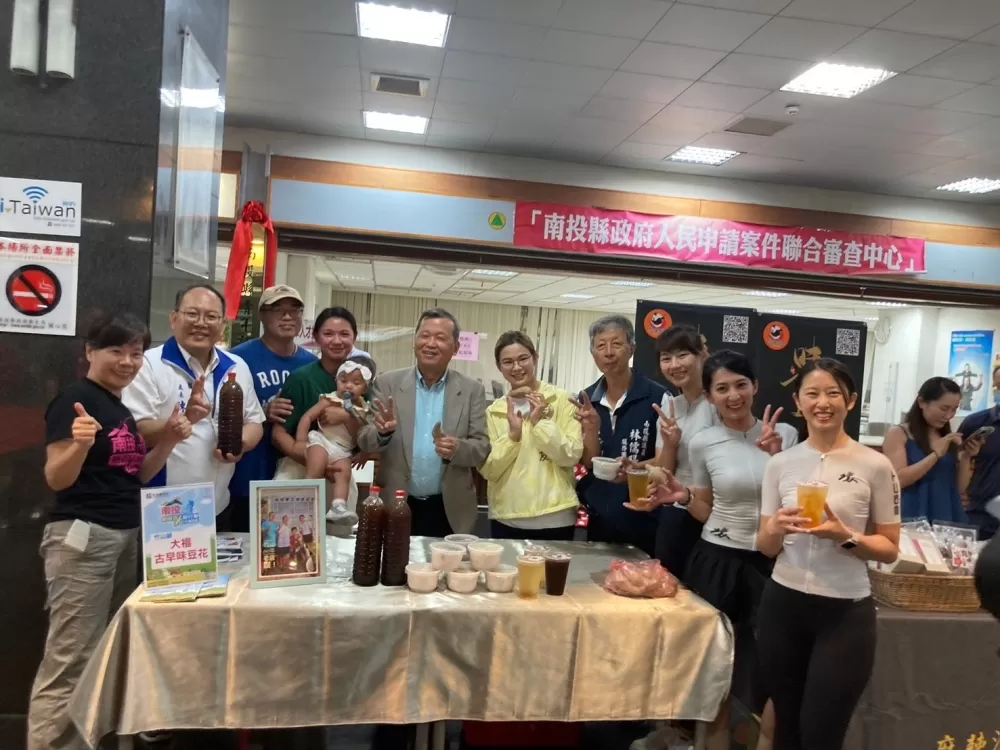 竹山鎮50年老店純手工豆花大家都說讚。林嘉欣/攝影。