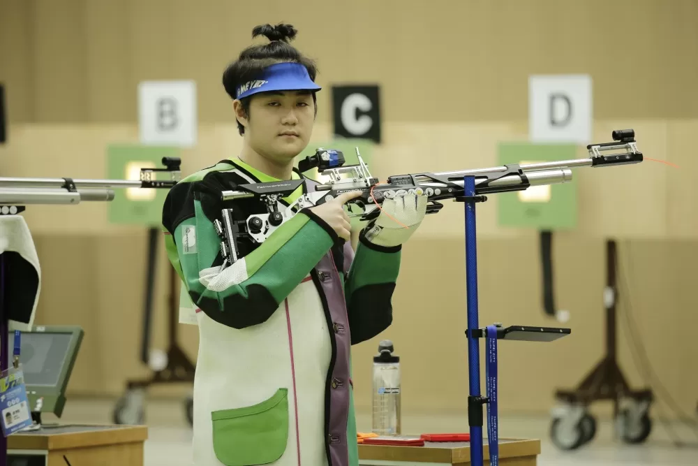 桃園市大崗國中王浩宇錯失金牌。（臺北市政府教育局提供）