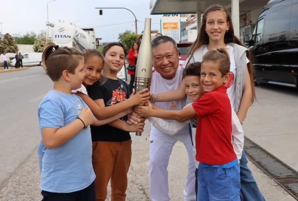 睽違60年，中華奧會再次參加奧運會聖火傳遞。中華奧會提供。