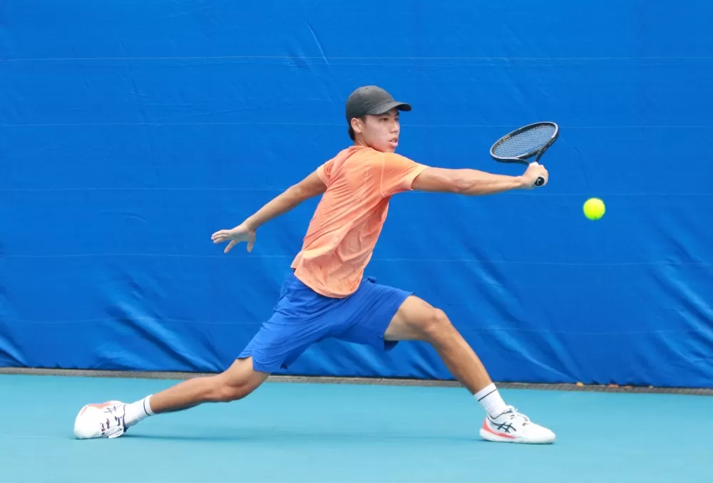 高雄市新莊高中洪可浩將扮演能否在高男團5連霸的關鍵角色。（臺北市政府教育局提供）