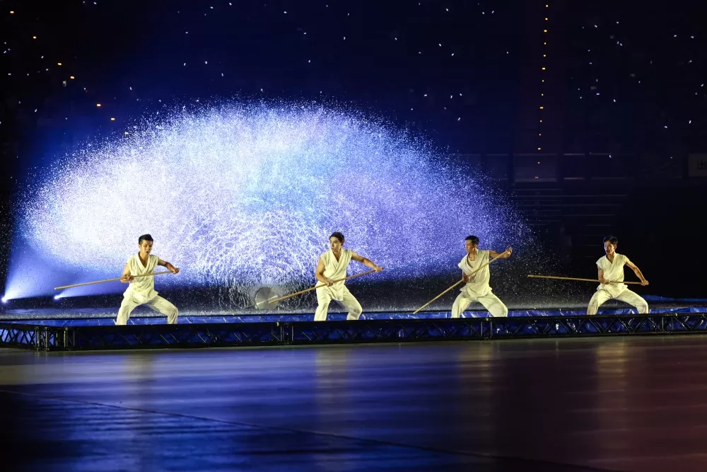 全中運開幕典禮。(臺北市政府教育局提供)