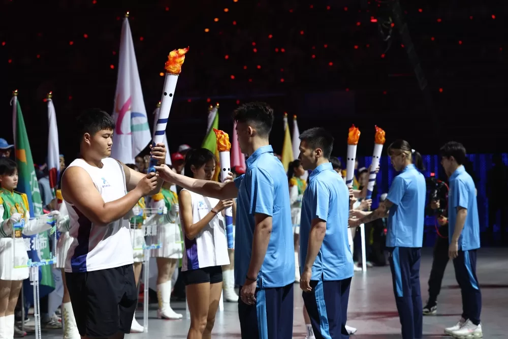 全中運開幕典禮。（臺北市政府教育局提供）