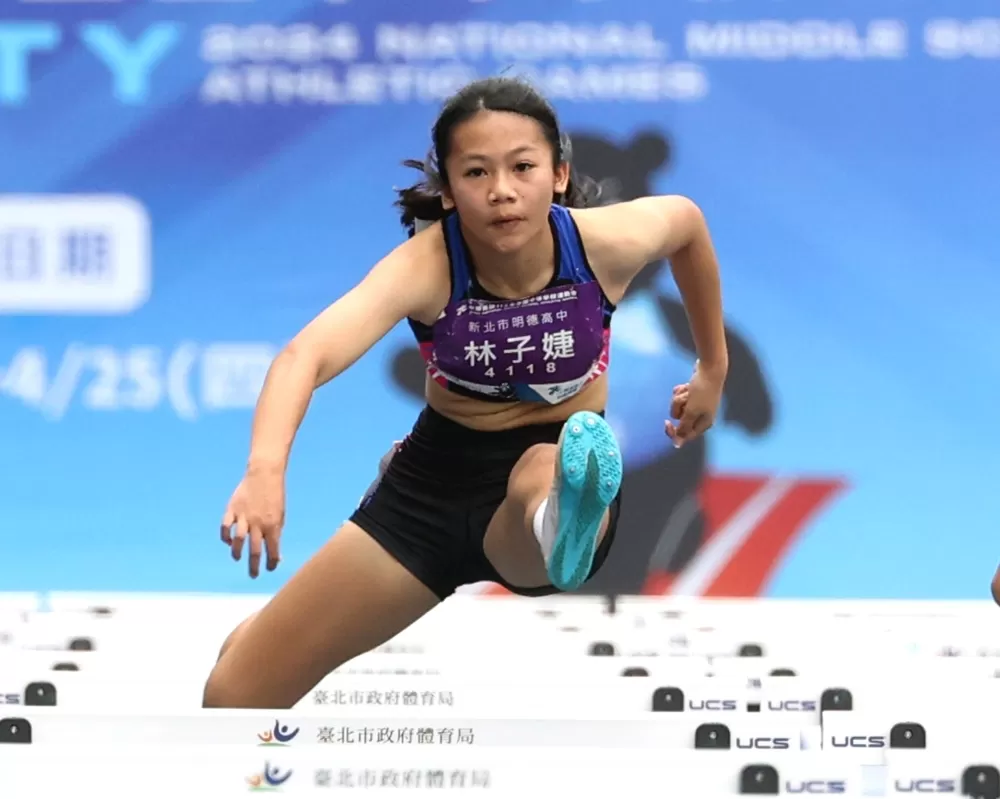 明德高中林子婕。林嘉欣/攝影。