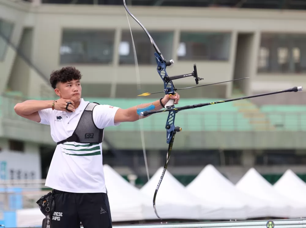 林子翔全大運個人首金到手。113全大運執委會提供。下同。