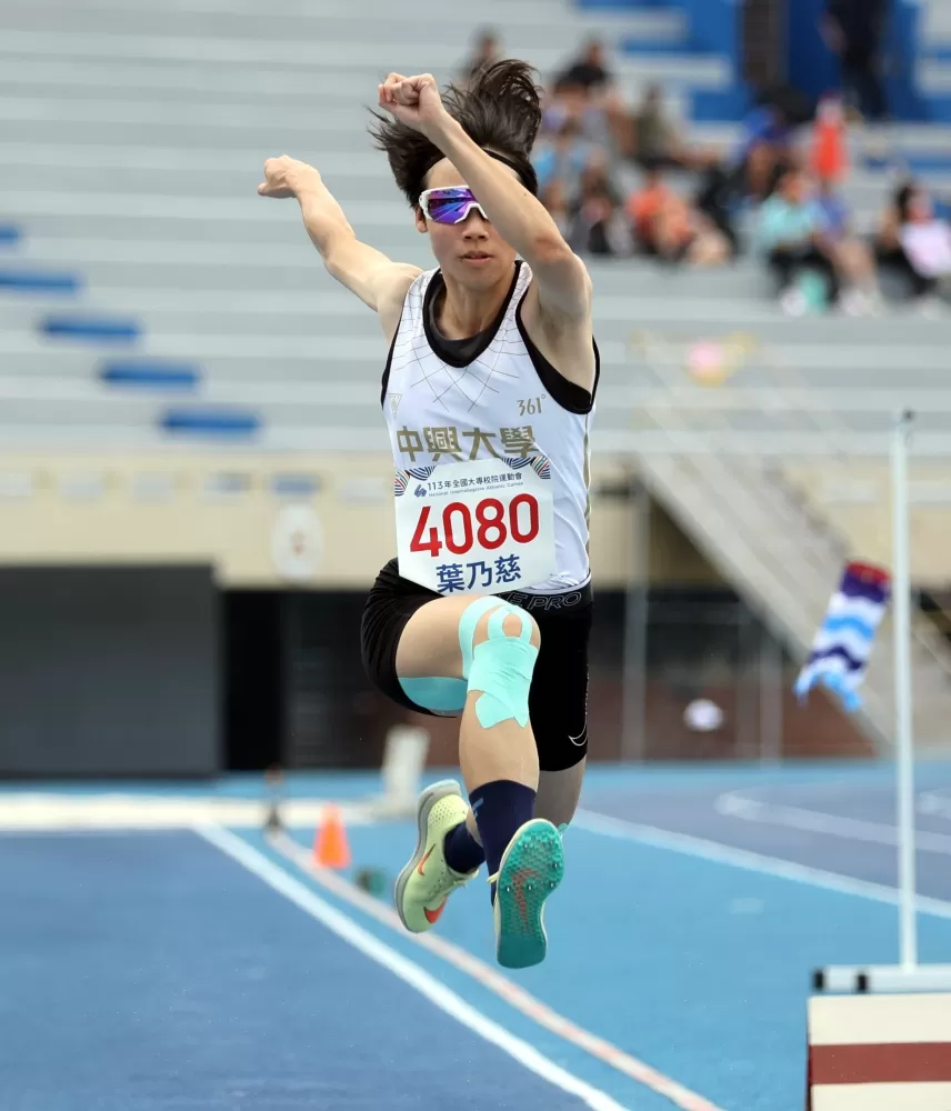 葉乃慈創最佳破懸14年紀錄。林嘉欣／攝影。