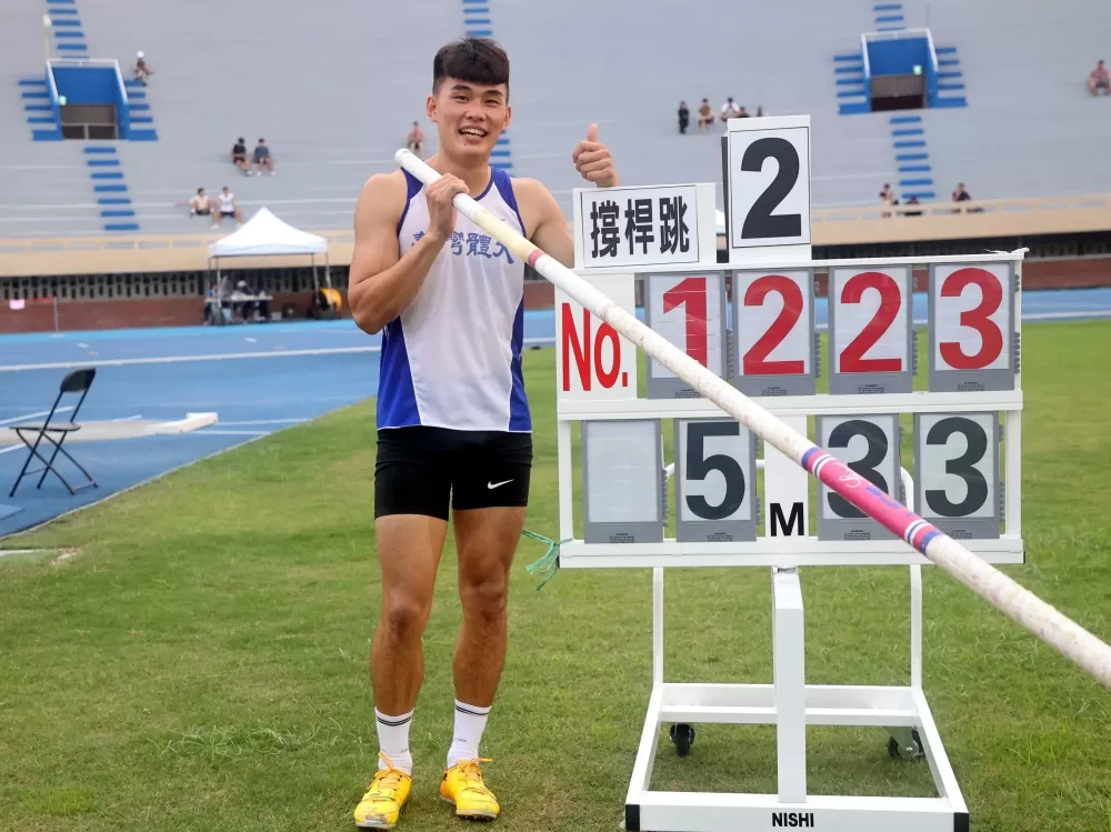 林琮憲撐破懸11年紀錄躍第3傑。林嘉欣／攝影。