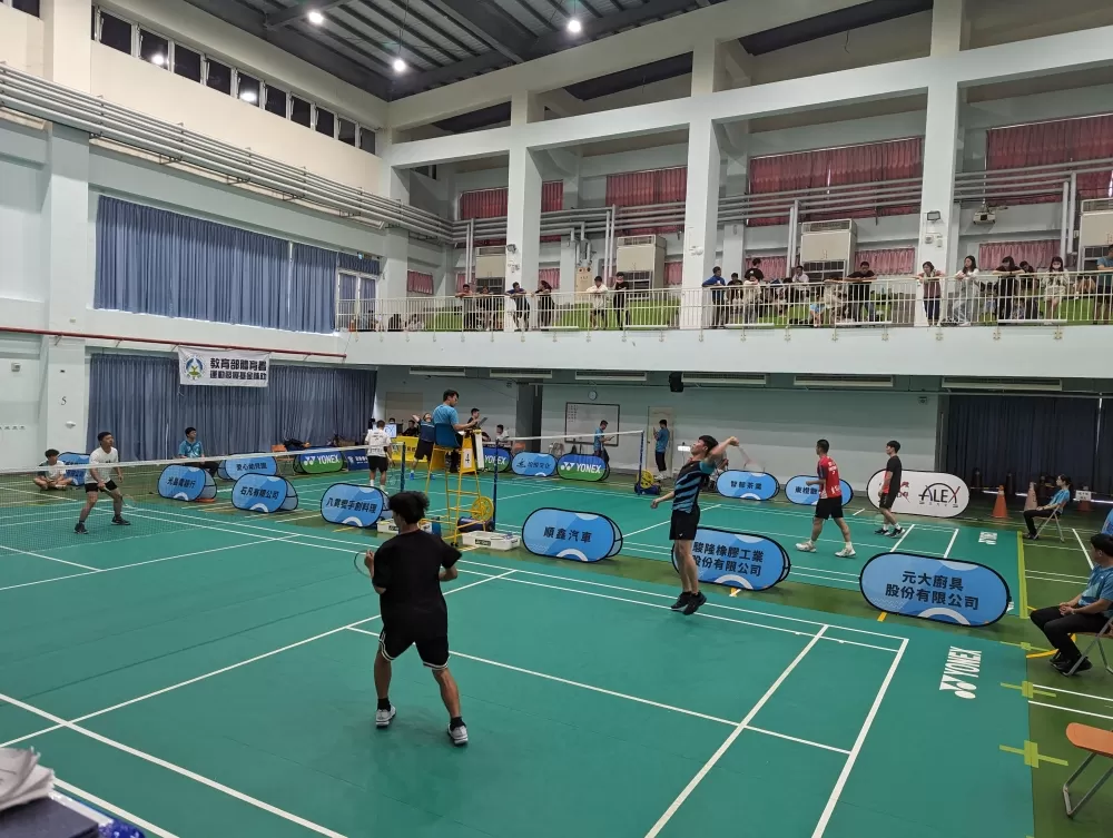 南投縣113年日月潭全民盃全國羽球錦標賽今(5日)於南投營北國中體育館進行（大會提供）。