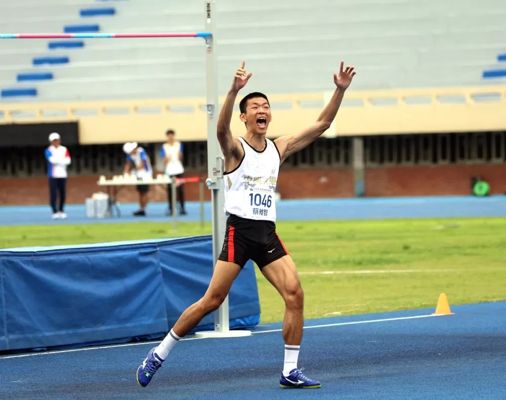 蔡維智破大會超嗨。林嘉欣/攝影。