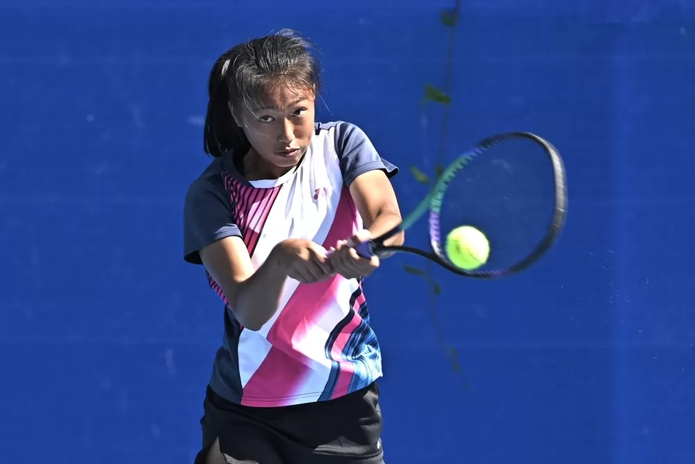 陳雅君爆冷在16歲女單晉八。海碩整合行銷提供。