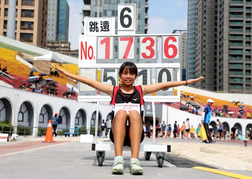 賴禹璇3月剛在新北青年盃以5.10創最佳。林嘉欣/攝影。