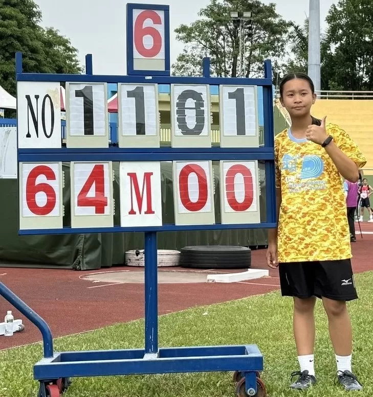 桃園市李恩瑀破大會。大園國小棒球隊提供。