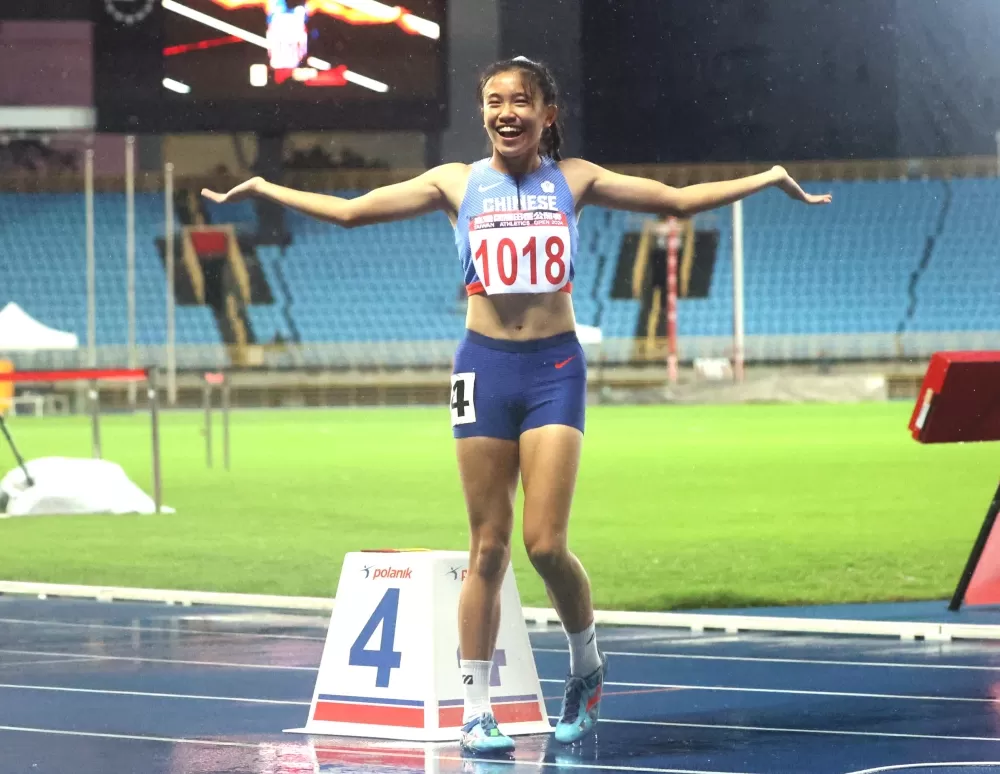 13歲陳羿岑越級打怪奪銀。林嘉欣/攝影。