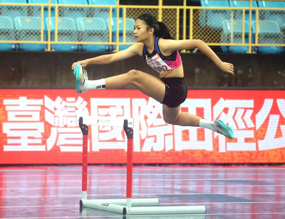 2月剛滿13歲的林子婕國際賽首秀奪銅。林嘉欣/攝影。