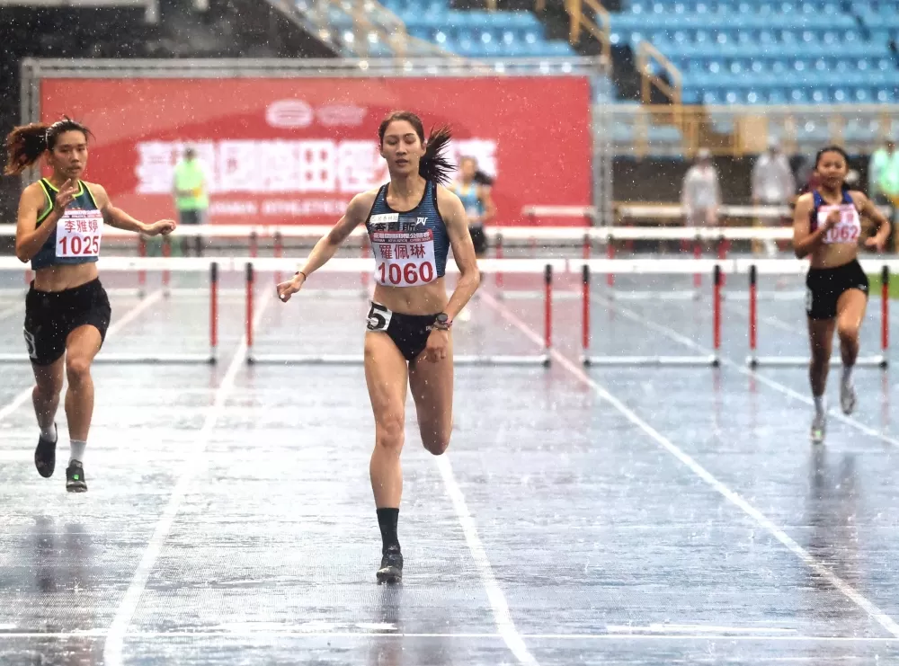 羅佩琳奪金,林子婕第三。林嘉欣/攝影。