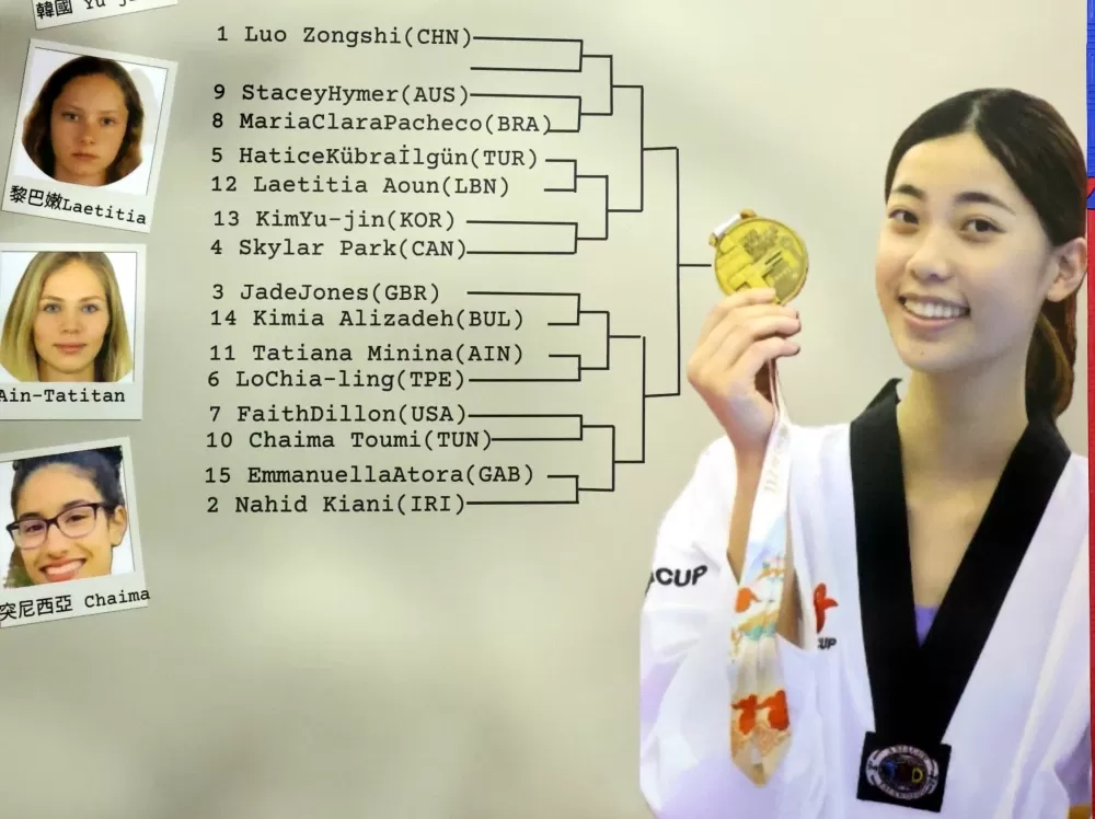 羅嘉翎巴黎奧運籤表出爐。林嘉欣／攝影。