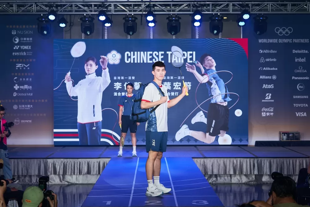 羽球混雙葉宏蔚。中華奧會提供。