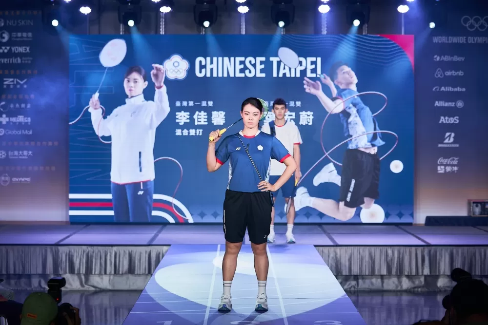 羽球混雙李佳馨與葉宏蔚。中華奧會提供。