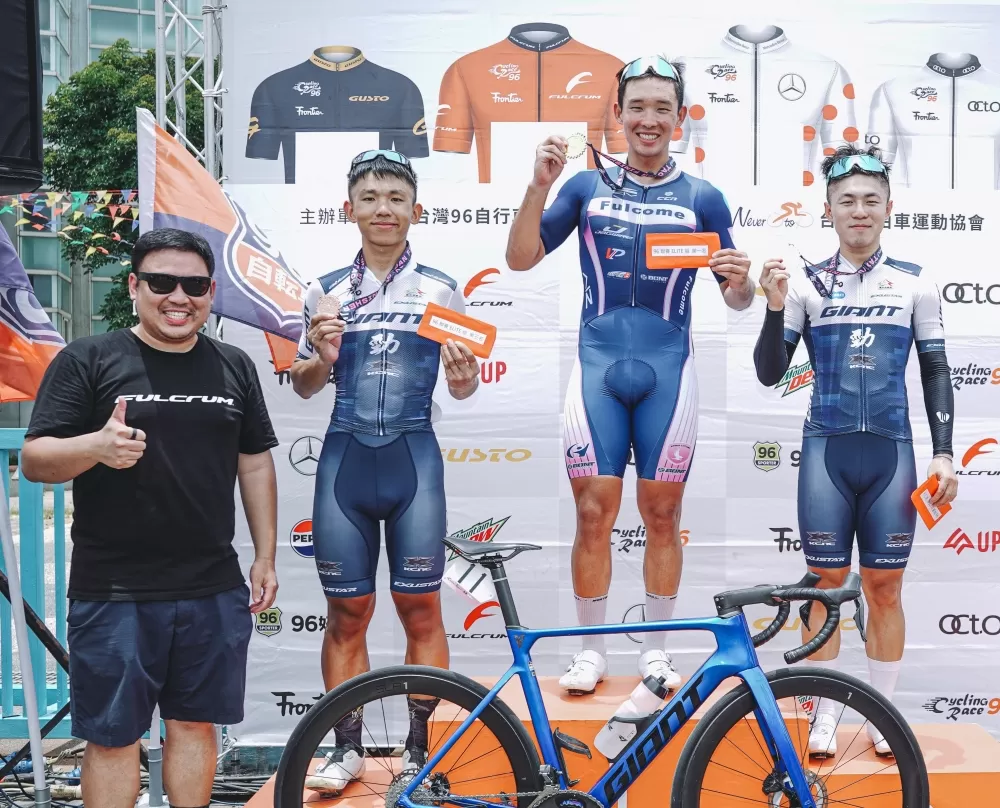 男子菁英組第一名Team Fulcom 阜冠國際車隊房宏傑。96聯賽提供。