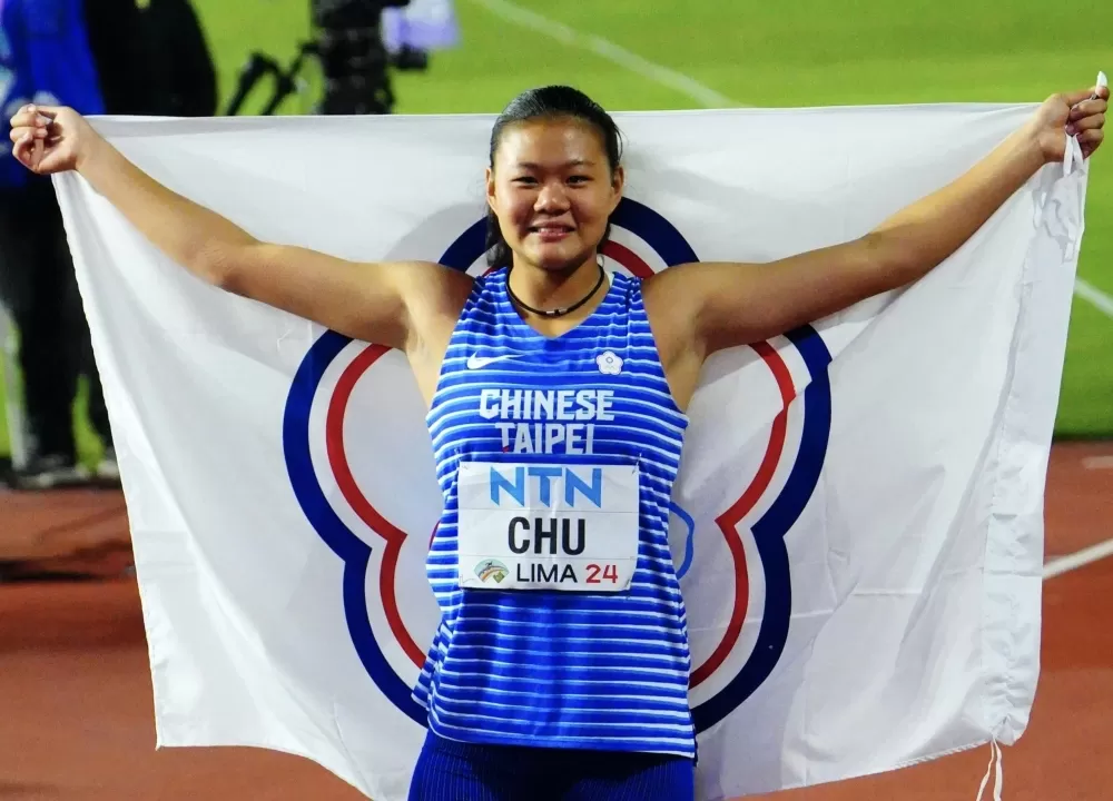 朱品薰奪銀締史上最佳。陳重導/攝影。