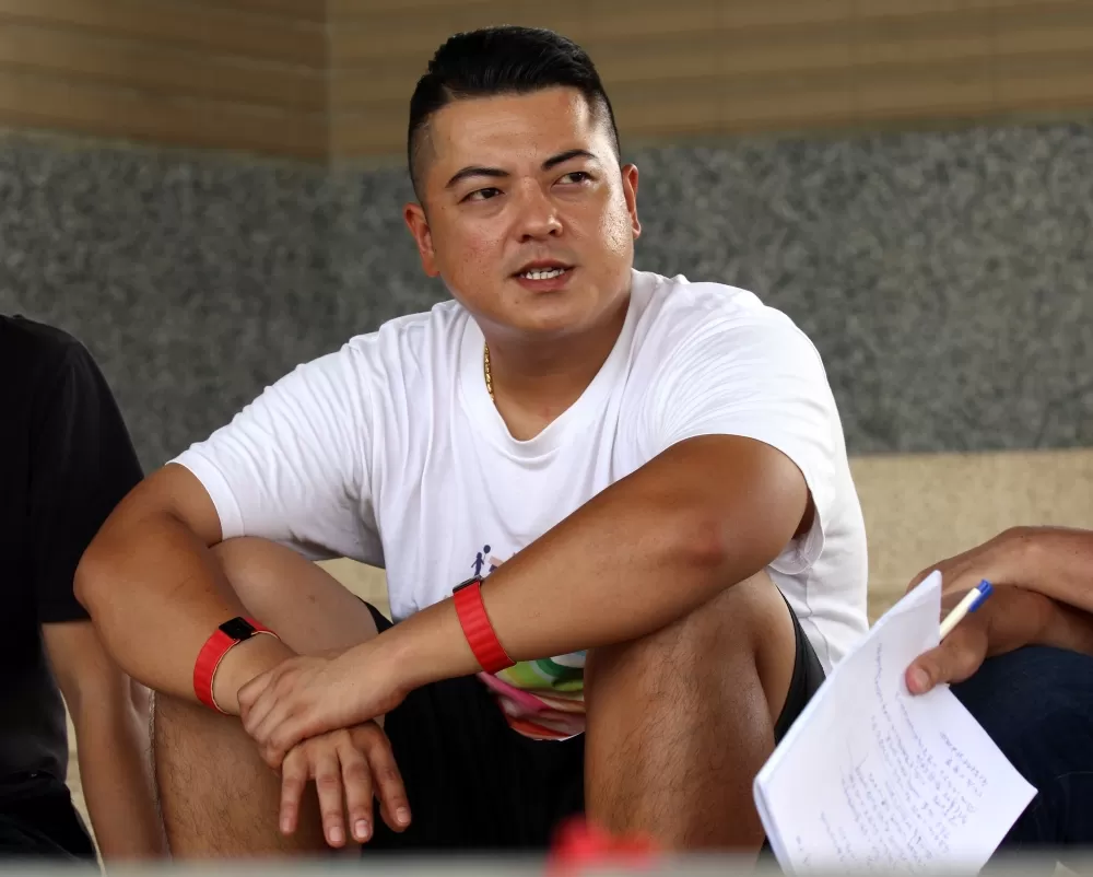 巴黎奧運定向飛靶銅牌李孟遠連兩日到場練習,期待明日比賽留住金牌。(中華民國射擊協會提供)。