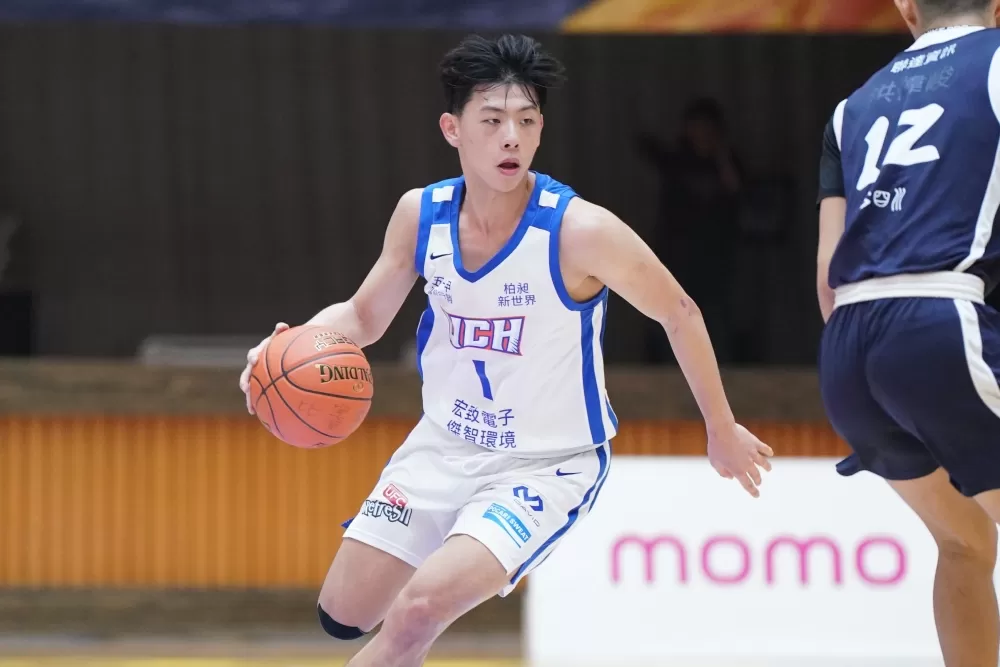 健行科大大一周宏綸獲穩定上場機會，本場攻下9分。