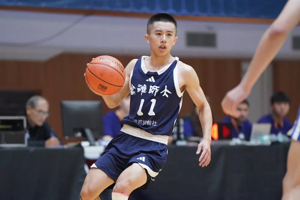 高雄師大郭政祐4外線拿13分，另有4助攻。