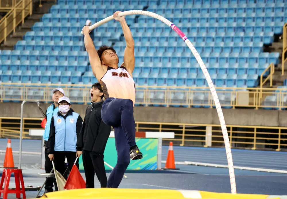 林志成5公尺26破大會。林嘉欣／攝影。